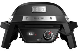 Електрическо барбекю Weber Grill Pulse 1000 81010079, 1800W, 300°C, LED дисплей, iGrill, Черен/инокс