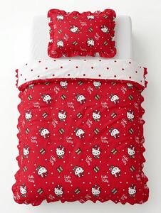 Sinsay - Коледен спален комплект Hello Kitty - червeн