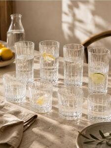 Sinsay - Чаши с релефен мотив 4 pack - clear