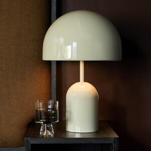 Tom Dixon LED настолна лампа Bell, светло сива, височина 43 cm, с димер, Затъмняване, Сив, Дневна/трапезария, Метал, Дизайн