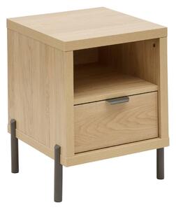 Нощно шкафче 5five Alvo, MDF, Натурален беж, 50.5 cm