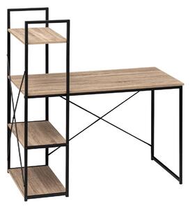 Бюро с рафтове 5five Aliaj, МДФ, 113 cm, Черно