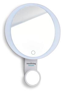 INNOLIVING Двойно козметично огледало с LED светлина