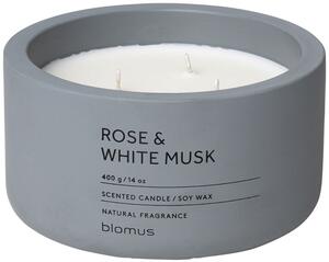 BLOMUS Ароматна свещ FRAGA, размер XL - аромат Rose & White Musk - цвят FlintStone