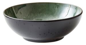 Зелена/черна глинена купа ø 30 cm Gastro Green/Black – Bitz