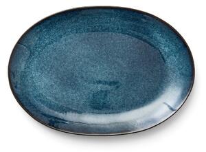 Черна/синя глинена чиния Gastro Dark Blue/Black – Bitz