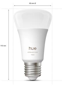 Philips -LED RGBW димируема лента Hue FLUX 3m LED/12W/230V+2x умна крушка E27/8,1W