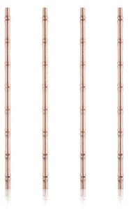VISKI Коктейлни сламки “Bamboo Copper“ - 4 бр