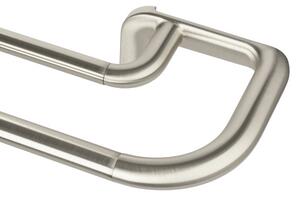 UMBRA Двоен корниз - TWILIGHT - цвят никел/мат - размер 76-213 см