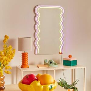 Светещо огледало atmosphera Wavy, LED, 60 x 38 cm