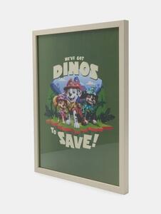 Sinsay - Плакат в рамка PAW Patrol Dino Movie - многоцветен