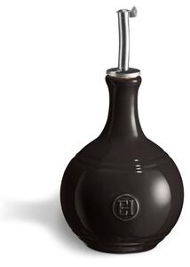 EMILE HENRY Керамична бутилка за оцет с дозатор VINEGAR CRUET - цвят черен