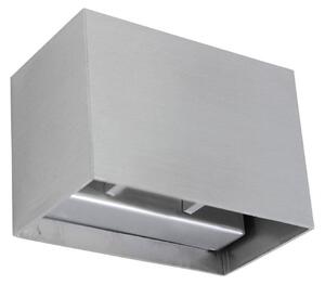 Steinhauer LED стенна лампа Muro 3365, стоманено сива, ъглова, G9, 2700 K, Затъмняване, Металик, Дневна/трапезария, Метал, Модерен, Стенна розетка отгоре/отдолу