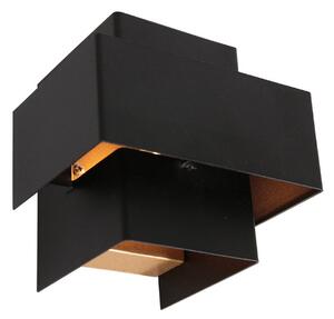 Steinhauer LED стенна лампа Muro 3367, черна, нагоре/надолу, G9, 2700 K, Затъмняване, Черен, Дневна/трапезария, Метал, Модерен, Стенна розетка отгоре/отдолу