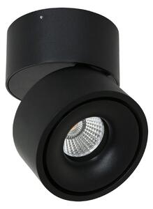Steinhauer LED таванен прожектор Fez, черен, 1-ф., метал, въртящ се, Затъмняване, Черен, Дневна/трапезария, Метал, Модерен