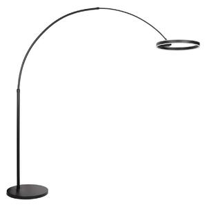 Steinhauer LED лъчева лампа Ringlux, черна, метал, CCT, димер, Затъмняване, Черен, Дневна/трапезария, Метал, Модерен