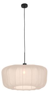 Steinhauer Висяща лампа Sparkled Light, кремав найлон, Ø 60 см, E27, Затъмняване, Бежов, Дневна/трапезария, Плат / текстил, Модерен