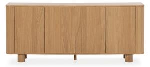 Скрин от декор от дъб в естествен цвят 180x75x40 cm Padoc – MOME