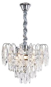 Кристална висяща лампа SWE077-CP 30cm Chrome