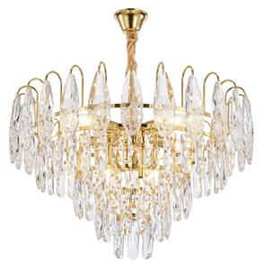 Кристална висяща лампа SWE080-CP 50cm GOLD