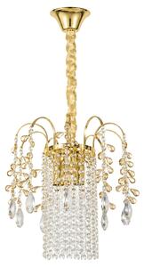 Кристална висяща лампа SWE090-CP 30cm GOLD