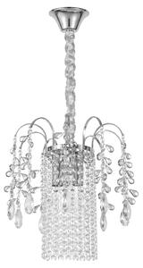 Кристална висяща лампа SWE089-CP 30cm CHROME