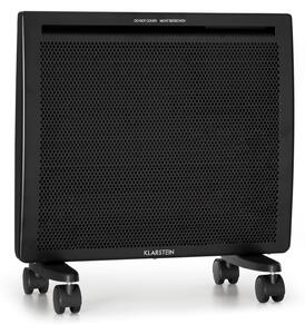 Klarstein Hot Spot Slimcurve Double Wave, 2 в 1 нагревател, 1000 W, седмичен таймер, черен