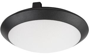 Rabalux 77234 - Външно таванно осветително тяло WELRO 1xE27/9W/230V IP65 Ø 30 см черно