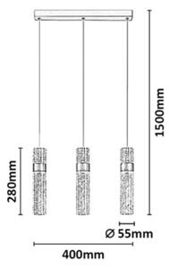 Rabalux 72187 - LED полилей на кабел ONIXO LED/24W/230V 3000K