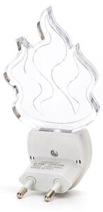 Aigostar - LED RGB Нощна лампа със сензор LED/0,5W/230V пламък