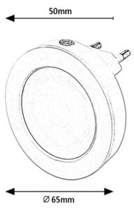 Rabalux 2282 - LED Нощна лампа със сензор PUMPKIN LED/0,5W/230V Ø 65 мм