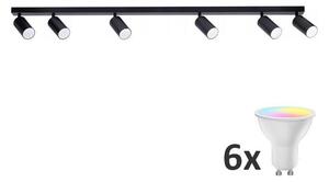 LED RGBW точково осветително тяло ANGIE 6xGU10/6,5W/230V