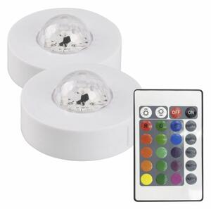 К-кт 2x LED RGB Декоративна лампа FESTA 3xAAA/4,5V + дистанционно управление