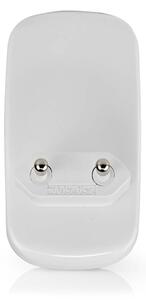 Nedis LNLW10WT - LED Ориентираща лампа за контакт със сензор за движение LED/0,55W/230V