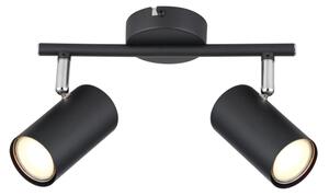 Globo 57914-2 - Спот ALLVI 2xGU10/25W/230V черен