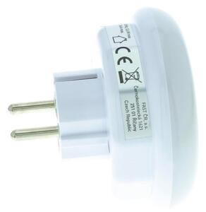 Retlux - LED Лампа за ориентация със сензор за здрач и контакт LED/0,6W/230V