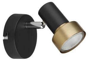 Globo 57917-1G - Спот аплик MASON 1xGU10/25W/230V черен/златист