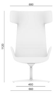 LD Seating - Въртящо кресло FLEXI сиво