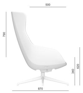 LD Seating - Въртящо се кресло TERA бежово