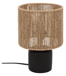 Atmosphera - Настолна лампа KOBY 1xE14/40W/230V коноп/черен