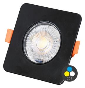 Ecolite LED-YL202/7W/CCT/CR - LED Лампа за окачен таван KENT LED/3/5/7W/230V черен