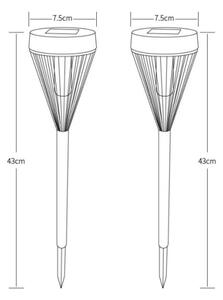 Globo 36705-2 - К-кт 2x LED Соларна лампа LED/0,1W/1,2V IP44