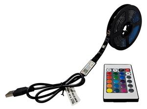 LED RGB Димируема лента LED/6W/5V USB 2 м + дистанционно управление