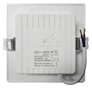 LED Лампа за окачен таван SQUARE LED/6W/230V 4000K 12x12 см бял