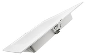 LED Лампа за окачен таван SQUARE LED/18W/230V 4000K 22x22 см бял