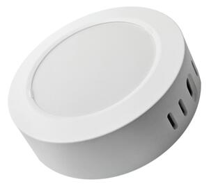 LED Плафониера ROUND LED/6W/230V 4000K Ø 12,1 см бял
