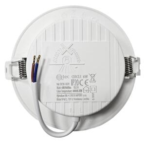 LED Лампа за окачен таван CIRCLE LED/6W/230V 4000K Ø 12 см бял