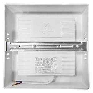LED Плафониера BLOCK LED/12W/230V 4000K 16,7x16,7 см бял
