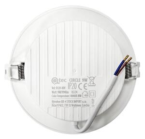LED Лампа за окачен таван CIRCLE LED/9W/230V 4000K Ø 14,5 см бял
