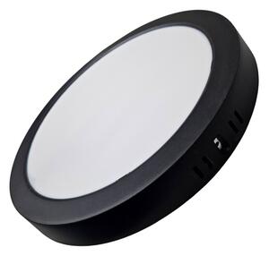 LED Плафониера ROUND LED/24W/230V 4000K Ø 28,8 см черен